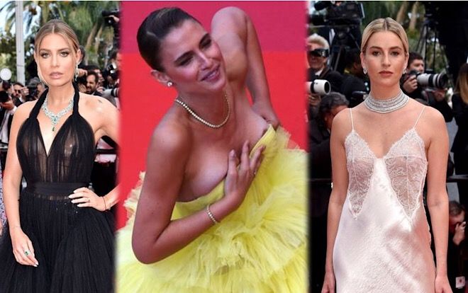 Cận cảnh sự cố tụt váy, lộ hàng trên thảm đỏ Cannes 2019 ngày 9