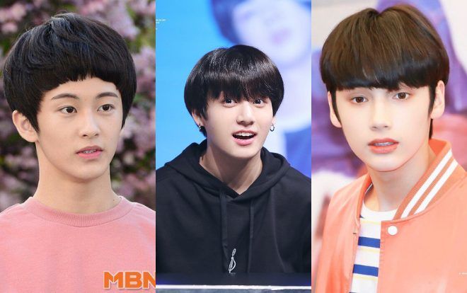 Dù debut ở Gen2 hay Gen3, cứ là em út trong Kpop thì nhất định phải để tóc úp bát cực ngố