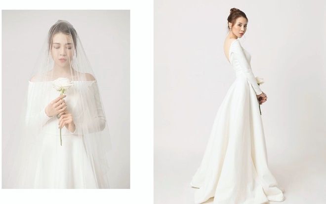 Đàm Thu Trang hé lộ ảnh cưới tuyệt đẹp, nhiều người thầm kêu lên rằng đích thị là nữ thần