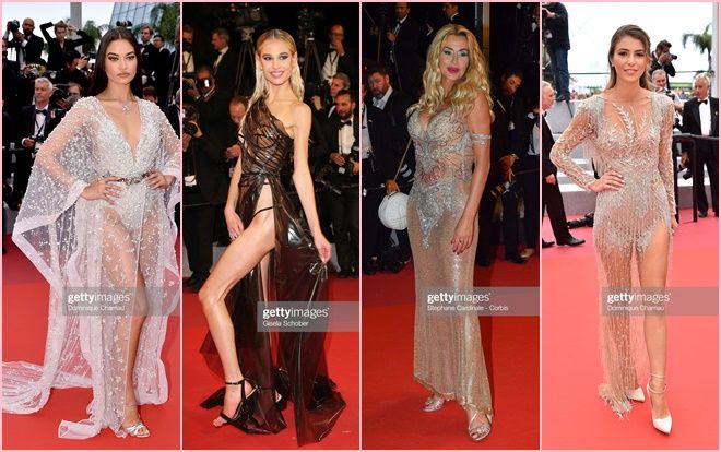 Xuất hiện nhân vật hở bạo sau Ngọc Trinh trên thảm đỏ Cannes 2019 ngày 11