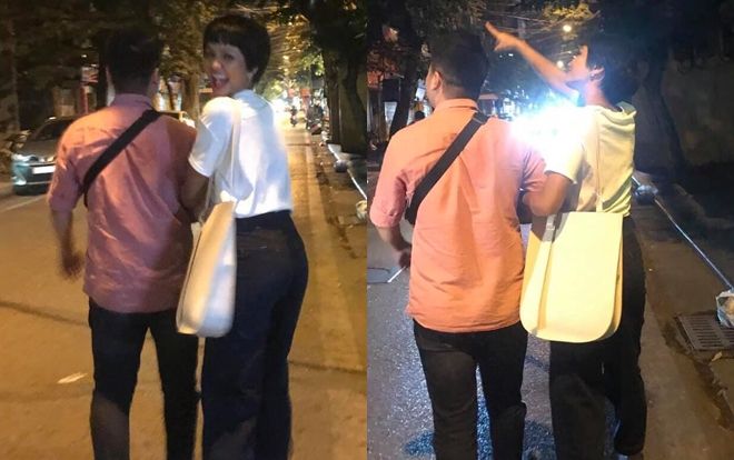 H'Hen Niê tình tứ với trai lạ tại Hà Nội giữa tâm bão hẹn hò Đen Vâu