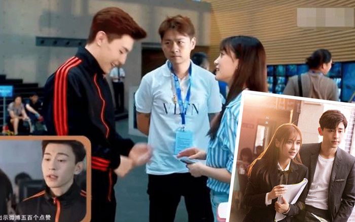 Đặng Luân trở thành giáo viên dạy kèm diễn xuất cho Angelababy trong video hậu trường