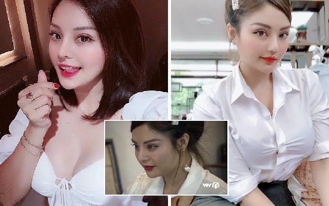 Vẻ đẹp 'căng đét' ngoài đời của cô thư ký nóng bỏng được 'Vũ sở khanh' tán tỉnh trong Về nhà đi con