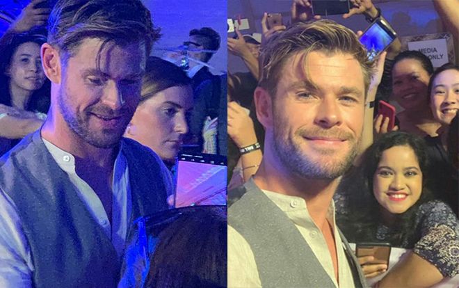 Chris Hemsworth nhiệt tình chụp ảnh với fan tại Bali, tự tin nói tiếng Indonesia