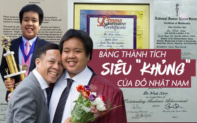 Cùng nhìn lại bảng thành tích 'siêu khủng' của Đỗ Nhật Nam từ năm 7 tuổi cho đến nay!