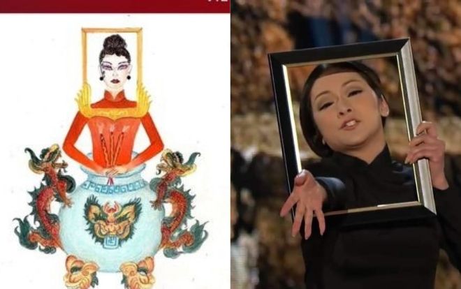 Góc hoang mang: Có phải thiết kế 'bàn thờ' dành cho Hoàng Thùy lấy ý tưởng từ đây?