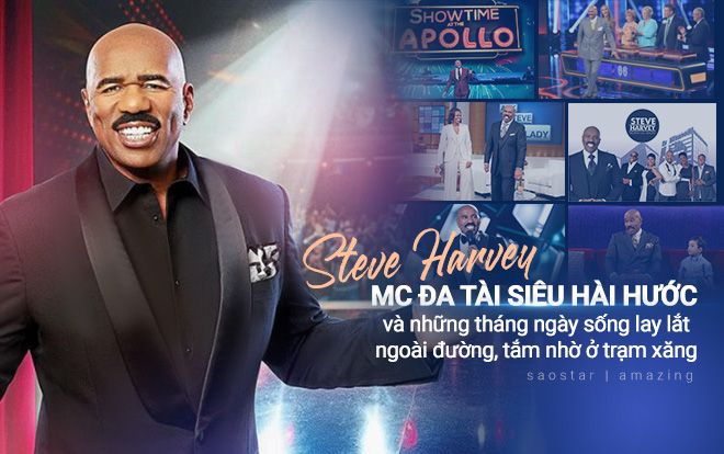 Steve Harvey - MC đa tài siêu hài hước và những tháng ngày sống lay lắt ngoài đường, tắm nhờ ở trạm xăng