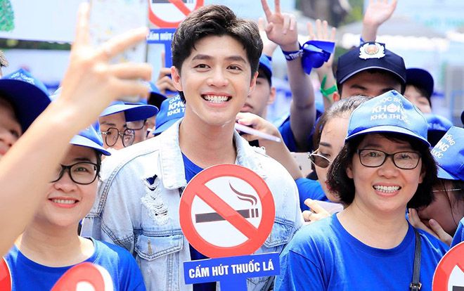 Tham gia hoạt động kêu gọi không hút thuốc lá, Noo Phược Thịnh ghi điểm từ tính cách đến nụ cười tỏa nắng
