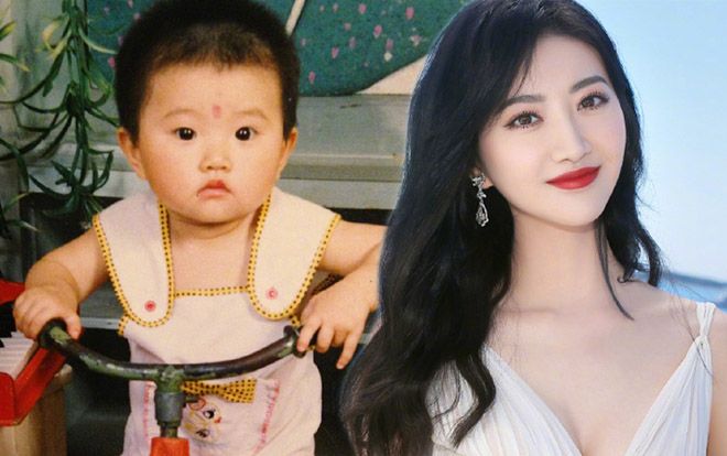 Lộ ảnh thời thơ ấu của Cảnh Điềm: Tiểu Na Tra đáng yêu