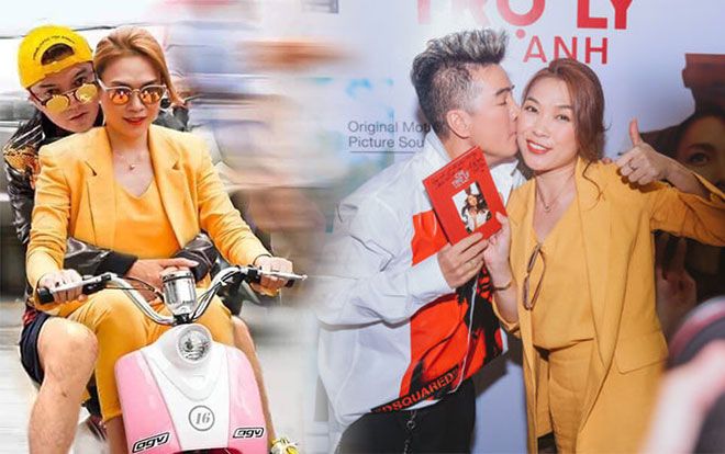 Tấm ảnh đang được chia sẻ rần rần: Mỹ Tâm đưa Mr. Đàm trên 'siêu xe mini' đi đâu thế này?