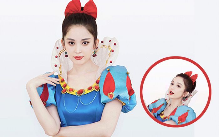 Cổ Lực Na Trát cosplay công chúa Bạch Tuyết, cùng mừng ngày 1/6