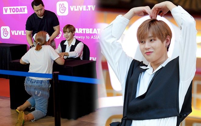 Fansign của Ha SungWoon và KARD tại Việt Nam: Fan không kìm được cảm xúc, khóc đến quỳ sụp khi được gặp thần tượng