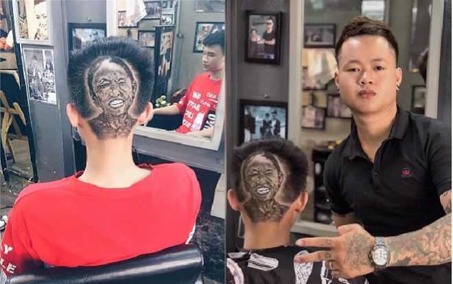 Lộ diện 'fan cuồng' bà Tân Vlog, in hẳn hình ảnh thần tượng lên mái đầu cực 'chất'