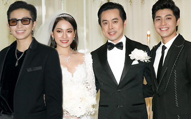 Cả showbiz Việt dự đám cưới Dương Khắc Linh - Sara Lưu: Noo Phước Thịnh 'cực phẩm soái ca', Gil Lê đọ sắc cùng chú rể