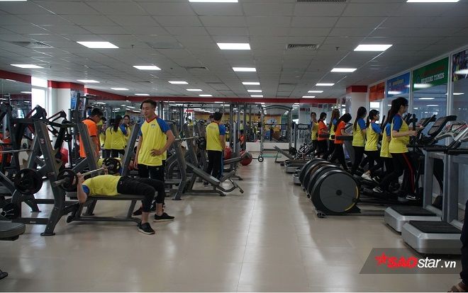 Đã mắt chiêm ngưỡng phòng GYM hiện đại và đẳng cấp của sinh viên Đại học HUTECH