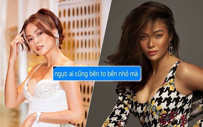 Á hậu Mâu Thủy lên tiếng về tin đồn nâng ngực lệch: 'Độn 2 bên, ai cũng bên to bên nhỏ mà!'