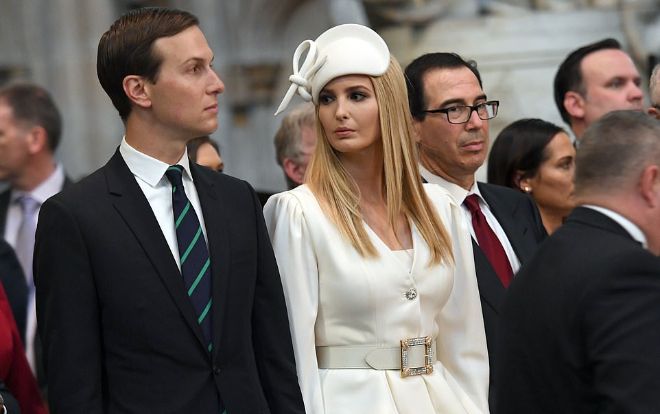 Ivanka Trump đẹp rạng rỡ bên cạnh chồng trong ngày gặp mặt Nữ hoàng Anh
