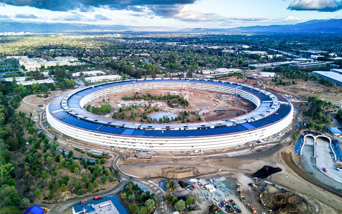 Hoá ra trụ sở phi thuyền của Apple không nằm trên mặt đất