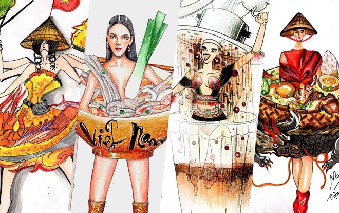 Sau thành công của 'Bánh mì' thì đây là top đồ ngon Việt được đưa lên sân khấu Miss Universe 2019