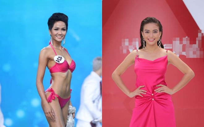 Cùng da nâu mặc màu hồng, H'Hen Niê được khen nức nở, Mâu Thủy bị fan chê hết cỡ