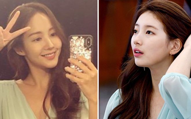 'Đụng hàng' cũng không làm Suzy và Park Min Young kém xinh