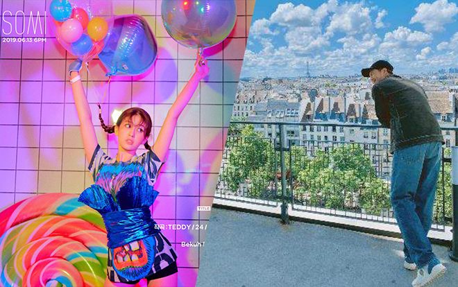 Ơn giời, cuối cùng Jeon Somi đã debut solo với Birthday, RM (BTS) phiêu du trời Tây với Love yourself, Speak yourself