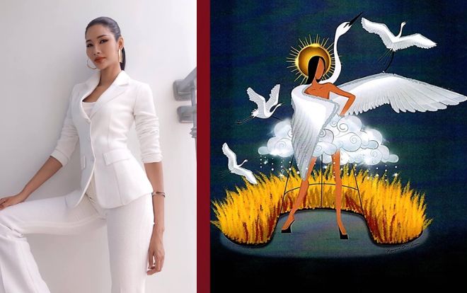 Xuất hiện bộ trang phục dân tộc được cho là 'linh hồn sống' của Hoàng Thùy tại Miss Universe 2019