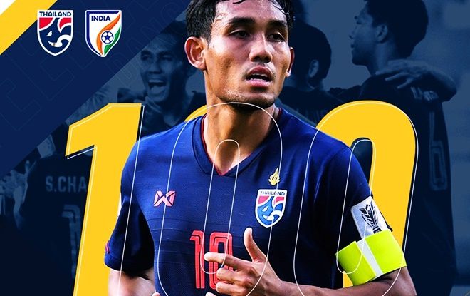 CLIP: Thái Lan thua ê chề 0-1 trước Ấn Độ, trắng tay ở King's Cup