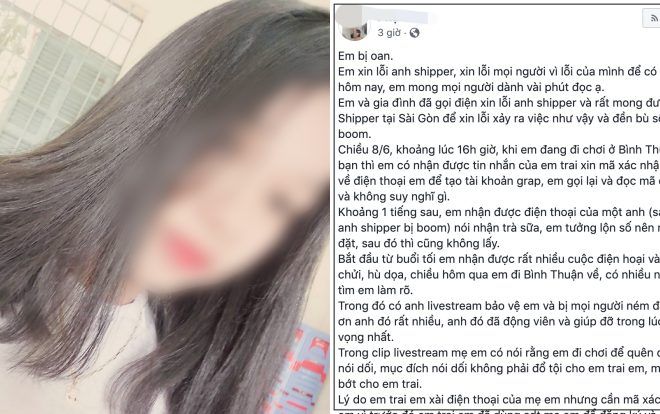 Nữ sinh 'bùng' 20 ly trà sữa lên tiếng xin lỗi và khẳng định 'Em bị oan!'