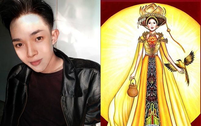 Chàng trai với thiết kế cô ‘Tấm’ Hoàng Thùy bước ra từ quả thị, đem giấc mơ chiến thắng tới Miss Universe 2019