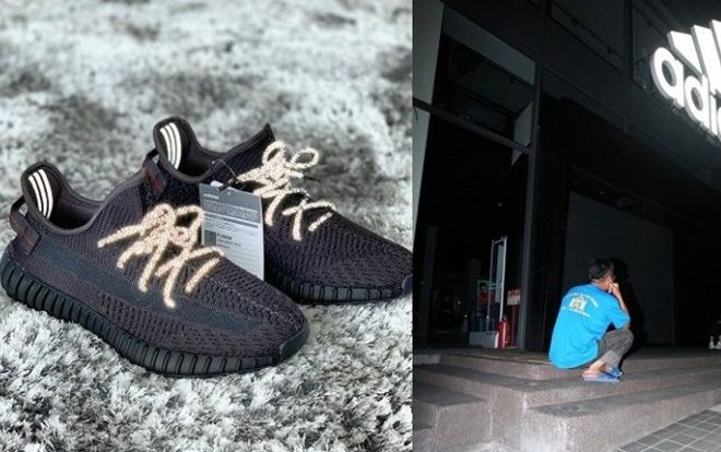 Cha nghèo xếp hàng thâu đêm suốt 3 hôm để mua giày thưởng con trai gây bão MXH