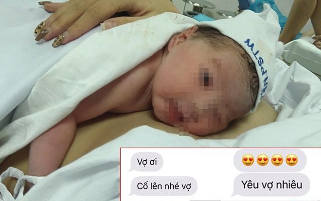 Chờ vợ đẻ, anh chồng gửi loạt tin nhắn đáng yêu ‘vô đối’ khiến vợ hạnh phúc đến… phát khóc