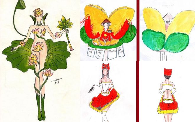 Tổng kết trang phục dân tộc cho Hoàng Thùy: Loạt thiết kế quái - dị - đỉnh khiến mạng xã hội dậy sóng