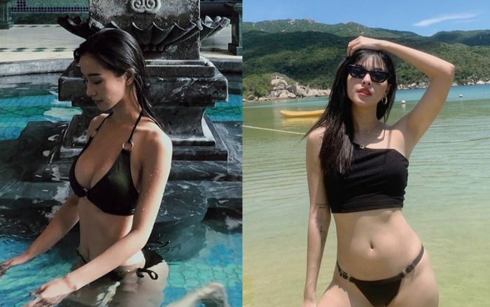 Đại chiến áo tắm ngày hè: Jun Vũ khoe vòng 1 phổng phao sau tu sửa, Tú Hảo dù 'bé xinh' vẫn sang chảnh ngút ngàn