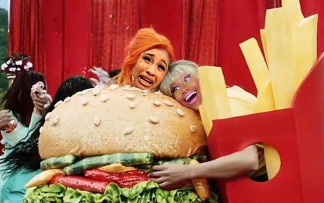 Hòa chung sự kiện làm hòa của Taylor Swift và Katy Perry, fan vẽ ra cảnh tượng ngày Nicki Minaj và Cardi B… hóa giải hận thù