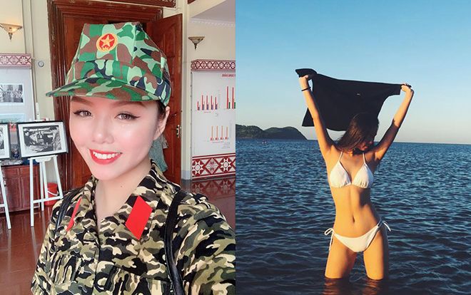 Ngẩn ngơ trước thân hình nóng bỏng của nữ thiếu úy quân đội sau khi giảm 6 kg