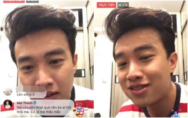 Vừa về Sài Gòn, Quốc Trường đã livestream với fans, bị Bảo Thanh vô cà khịa: 'Nhạt quá nên không ai đặt câu hỏi'