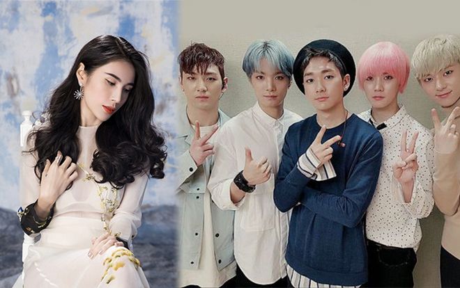 Vừa trở lại, Thủy Tiên xác nhận đứng cùng sân khấu với boygroup Kpop Nu'est trong đêm nhạc Việt - Hàn tháng 6