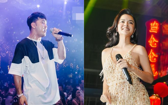 Phạm Quỳnh Anh gợi cảm bốc lửa bên 'người tình sân khấu' Ưng Hoàng Phúc