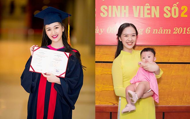 Hà Anh 'bánh đúc có xương' vừa làm khóa luận vừa mang bầu, sinh con vẫn tốt nghiệp loại giỏi