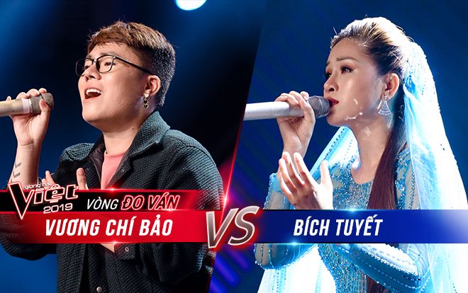 Vòng Đo ván The Voice 2019: 'Cô dâu' Bích Tuyết hát nhạc Pháp loại Chí Bảo đội Tuấn Ngọc