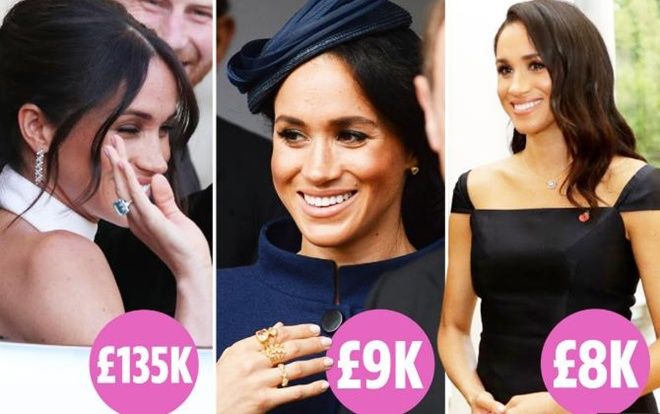 Bộ trang sức 'đồ sộ' của Công nương Meghan có những gì?