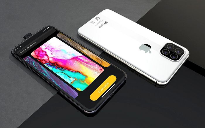 iPhone 11 Pro xuất hiện lạ lẫm với 4 camera sau hình vuông, camera selfie thò thụt độc đáo
