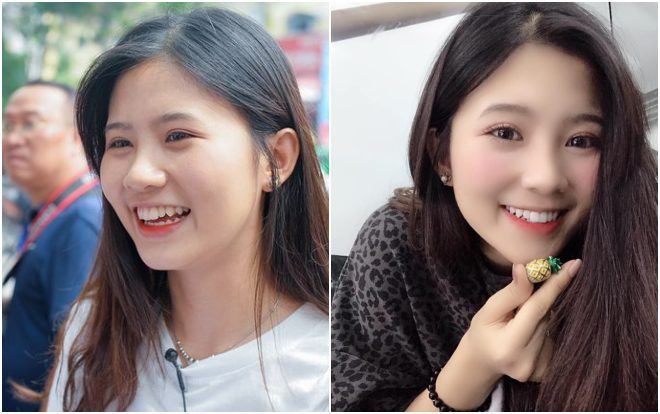 Bước ra khỏi phòng thi với nụ cười toả nắng, danh tính nữ sinh này nhanh chóng được truy lùng