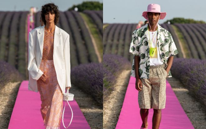 Phiêu du trên cánh đồng hoa oải hương tại show Xuân/Hè 2020 của Jacquemus