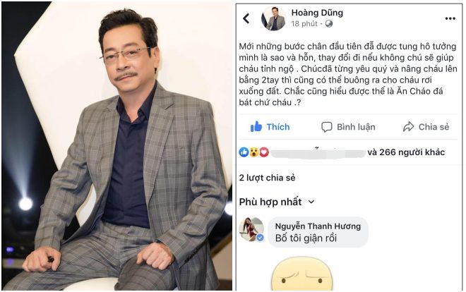 NSND Hoàng Dũng lên tiếng cảnh cáo một nữ diễn viên trẻ là 'hỗn', cư dân mạng hoang mang đồn đoán