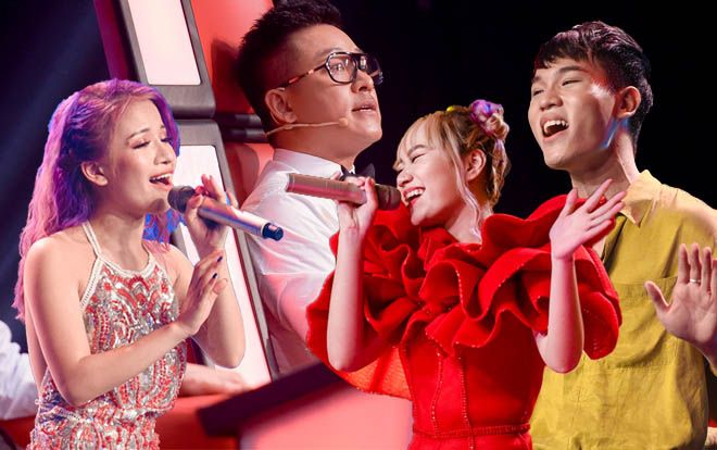 Lâm Bảo Ngọc - Hằng My - Duy Đạt: 3 'hạt nhân' xuất sắc nhất team HLV Tuấn Hưng