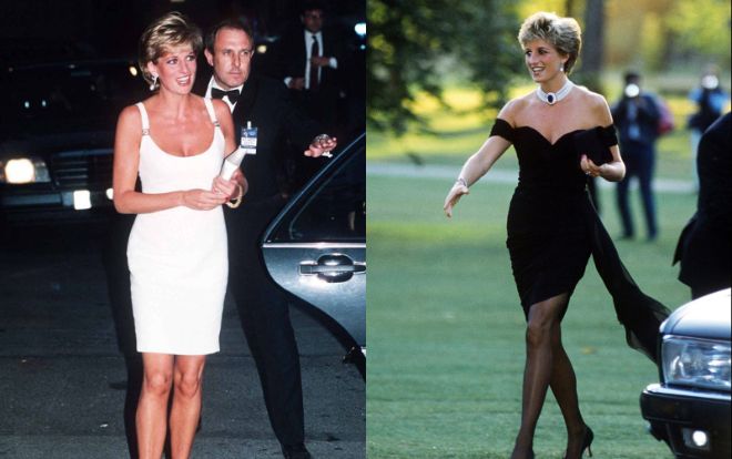 Các kiểu váy tôn dáng, cắt xẻ tinh tế của Công nương Diana khiến người hâm mộ say đắm