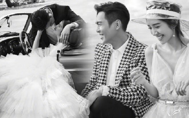 Ảnh cưới lãng mạn, đẹp như tranh vẽ của Trương Nhược Quân và Đường Nghệ Hân