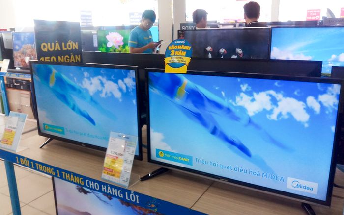 Nhiều nhà bán lẻ Việt Nam đang thu hồi kèm hỗ trợ đổi TV Asanzo sang thương hiệu khác
